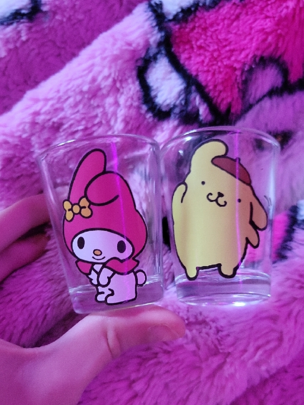 NEW Hello Kitty and Friends Shot Glass Set! multi color 44ml shot glasses - Picture 4 of 4
